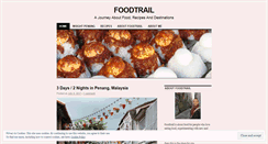 Desktop Screenshot of foodtrail.wordpress.com
