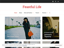 Tablet Screenshot of feastfulife.wordpress.com