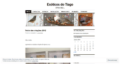 Desktop Screenshot of exoticosdotiago.wordpress.com