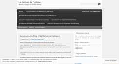Desktop Screenshot of lesderivesdeloptique.wordpress.com