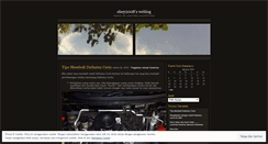 Desktop Screenshot of obey2008.wordpress.com
