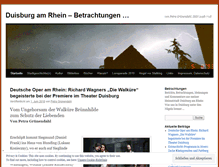 Tablet Screenshot of duisburgamrhein.wordpress.com
