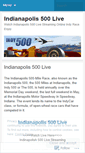 Mobile Screenshot of indianapolis500live.wordpress.com