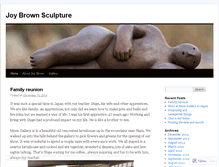 Tablet Screenshot of joybrown.wordpress.com