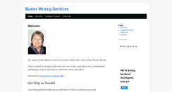 Desktop Screenshot of baxterwriting.wordpress.com