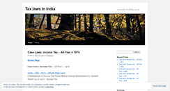 Desktop Screenshot of indiaetax.wordpress.com