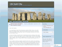 Tablet Screenshot of celticreader.wordpress.com