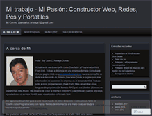 Tablet Screenshot of juancarlosarteaga.wordpress.com