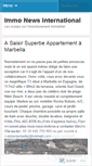 Mobile Screenshot of immonews.wordpress.com