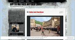 Desktop Screenshot of offtomothermotherland.wordpress.com