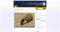 Desktop Screenshot of goldenratiobrokenmold.wordpress.com