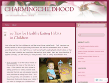 Tablet Screenshot of charmingchildhood.wordpress.com