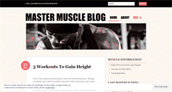 Desktop Screenshot of mastermuscle.wordpress.com