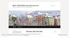 Desktop Screenshot of hotelmondschein.wordpress.com
