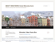 Tablet Screenshot of hotelmondschein.wordpress.com