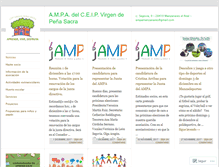 Tablet Screenshot of ampamanzanares.wordpress.com