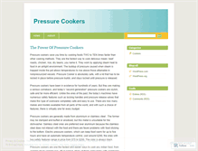 Tablet Screenshot of pressurecookers.wordpress.com
