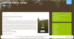 Desktop Screenshot of pastorcarolmora.wordpress.com