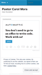 Mobile Screenshot of pastorcarolmora.wordpress.com