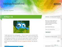 Tablet Screenshot of biologybrainfood.wordpress.com