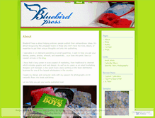 Tablet Screenshot of bluebirdpress.wordpress.com
