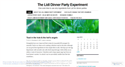 Desktop Screenshot of lidlrecipes.wordpress.com