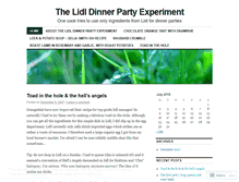 Tablet Screenshot of lidlrecipes.wordpress.com