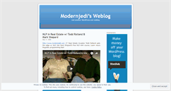 Desktop Screenshot of modernjedi.wordpress.com