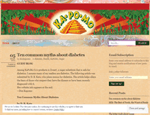 Tablet Screenshot of kapomo.wordpress.com