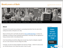 Tablet Screenshot of bookloversuk.wordpress.com