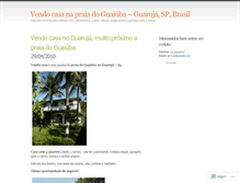 Tablet Screenshot of casanoguaiuba.wordpress.com