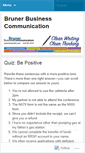 Mobile Screenshot of brunerbiz.wordpress.com