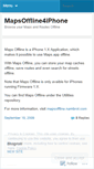 Mobile Screenshot of mapsoffline.wordpress.com