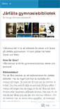 Mobile Screenshot of jarfallagymnasiebibliotek.wordpress.com