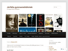 Tablet Screenshot of jarfallagymnasiebibliotek.wordpress.com