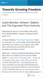 Mobile Screenshot of growingfreedom.wordpress.com