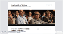 Desktop Screenshot of franklyray.wordpress.com