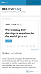 Mobile Screenshot of believe1org.wordpress.com