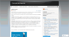 Desktop Screenshot of cosasqueimportan.wordpress.com