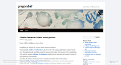 Desktop Screenshot of gregory5a7.wordpress.com