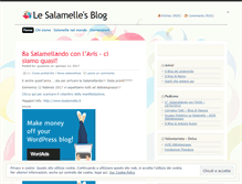 Tablet Screenshot of lesalamelle.wordpress.com