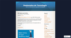 Desktop Screenshot of destacados.wordpress.com