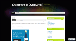 Desktop Screenshot of chicanerybear.wordpress.com
