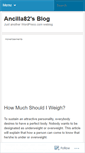 Mobile Screenshot of ancilla82.wordpress.com