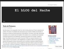 Tablet Screenshot of elblogdelhache.wordpress.com