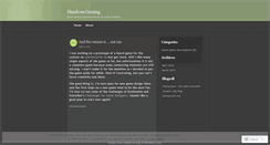 Desktop Screenshot of handsongaming.wordpress.com