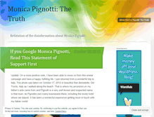 Tablet Screenshot of monicapignotti.wordpress.com