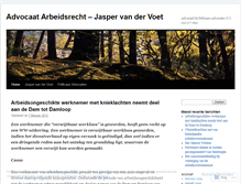 Tablet Screenshot of jaspervandervoet.wordpress.com