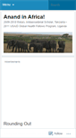 Mobile Screenshot of anandinafrica.wordpress.com