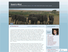Tablet Screenshot of anandinafrica.wordpress.com